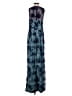 JS Collections 100% Polyester Tie-dye Blue Casual Dress Size 6 - photo 2
