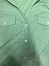 J. McLaughlin Green 3/4 Sleeve Blouse Size M - photo 3