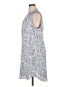 CAbi 100% Polyester Print Blue Casual Dress Size XL - photo 5
