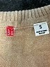 Uniqlo 100% Cashmere Tan Cashmere Pullover Sweater Size S - photo 7