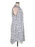 CAbi 100% Polyester Print Blue Casual Dress Size XL - photo 4