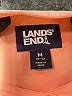 Lands' End Solid Orange Short Sleeve Blouse Size M - photo 7