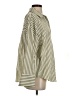 Zara Stripes Green 3/4 Sleeve Blouse Size S - photo 4