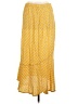 Rhode 100% Rayon Print Yellow Casual Skirt Size M - photo 2