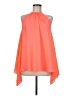 DKNY 100% Polyester Orange Sleeveless Blouse Size M (estimated) - photo 1