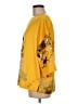 Soft Surroundings 100% Polyester Yellow 3/4 Sleeve Blouse Size M - photo 5