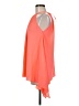 DKNY 100% Polyester Orange Sleeveless Blouse Size M (estimated) - photo 5