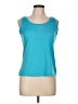 New Directions 100% Nylon Teal Tank Top Size L - photo 1
