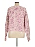 LoveShackFancy Tweed Pink Wool Pullover Sweater Size XL - photo 2