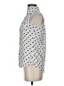 Express Polka Dots Silver Sleeveless Button-Down Shirt Size XS - photo 5