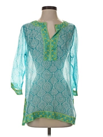 Gretchen Scott Designs 3/4 Sleeve Blouse (view 1)