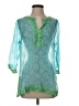 Gretchen Scott Designs Teal 3/4 Sleeve Blouse Size S - photo 1
