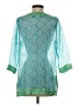 Gretchen Scott Designs Teal 3/4 Sleeve Blouse Size S - photo 2