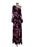Xscape 100% Polyester Purple Cocktail Dress Size 4 - photo 1