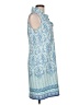Ronni Nicole Paisley Blue Casual Dress Size L - photo 4