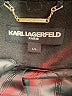 Karl Lagerfeld Paris Black Wool Coat Size L - photo 6