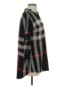 Lildy Plaid Black 3/4 Sleeve Button-Down Shirt Size S - photo 4