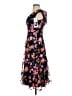 Xscape Floral Black Cocktail Dress Size 4 - photo 5