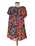 Emerald Sundae Print Orange Casual Dress Size M - photo 2