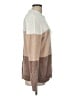 Karen Scott 100% Polyester Color Block Tan Pullover Sweater Size L - photo 4