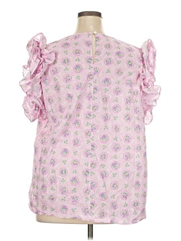 chic soul (chicsoul.com) Short Sleeve Blouse (view 2)