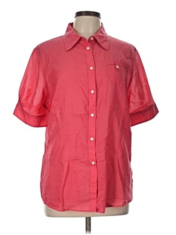 L.L.Bean Short Sleeve Button-Down Shirt (view 1)