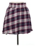 JACK 100% Rayon Plaid Purple Casual Skirt Size M - photo 2
