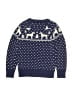 Crewcuts 100% Cotton Stars Blue Pullover Sweater Size 4 - 5 - photo 2