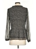 Ann Taylor LOFT Black Long Sleeve Blouse Size XS - photo 2