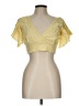 Love Tree Yellow Short Sleeve Top Size L - photo 1