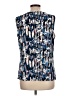 Jones Studio 100% Polyester Blue Sleeveless Blouse Size L - photo 2