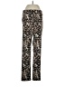 Krazy Larry Print Gold Casual Pants Size 4 - photo 1