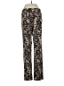 Krazy Larry Print Gold Casual Pants Size 4 - photo 2