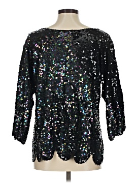 Unbranded 3/4 Sleeve Silk Top (view 2)