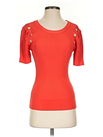 Karl Lagerfeld Paris Short Sleeve Top (view 1)
