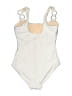 Assorted Brands Solid Ivory One Piece Swimsuit Size S - photo 2