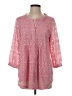 N Touch 100% Polyester Pink 3/4 Sleeve T-Shirt Size S - photo 1