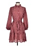 Max Studio 100% Polyester Hearts Burgundy Casual Dress Size M - photo 1