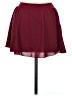 Unbranded Solid Burgundy Casual Skirt Size M - photo 1