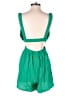 Lush Solid Green Romper Size M - photo 2