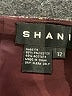 Shani Paisley Burgundy Formal Skirt Size 12 - photo 4