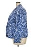 Talbots 100% Cotton Print Blue Blazer Size 18W - photo 6