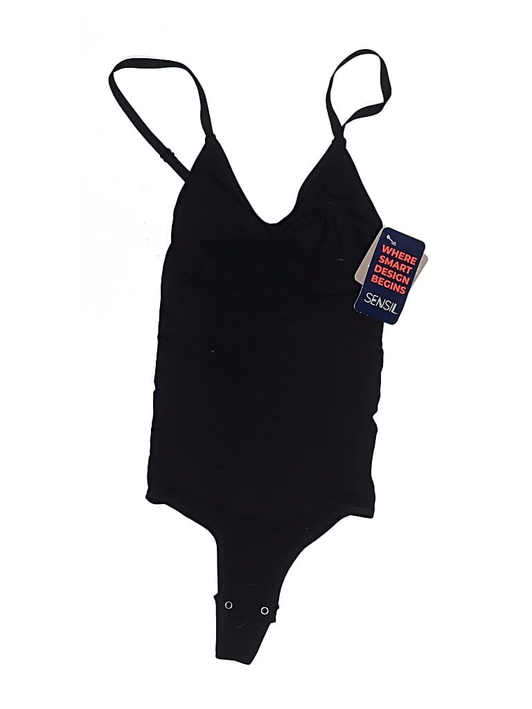 Pre-owned Unbranded Bodysuit In Black