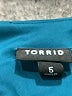 Torrid Teal Long Sleeve Blouse Size 5X Plus (5) - photo 7