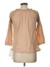 Blue Sky Tan 3/4 Sleeve Blouse Size L - photo 2