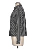 Adrianna Papell Stripes Black Long Sleeve Blouse Size L - photo 5