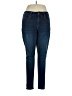 Seven7 Solid Blue Jeans Size 14 - photo 1
