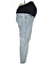 Old Navy - Maternity Solid Blue Jeans Size 12 - photo 4