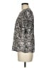 A.L.C. 100% Cotton Silver Gray Short Sleeve Blouse Size M - photo 5