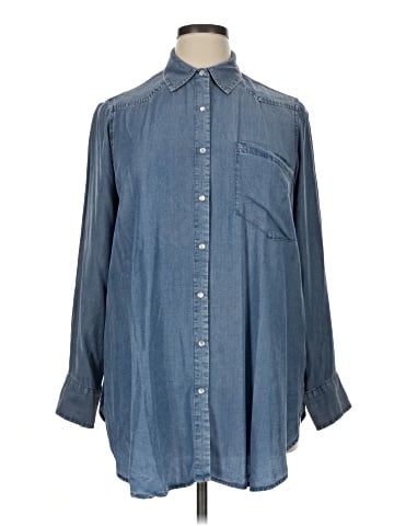 Cato Long Sleeve Button-Down Shirt (view 1)
